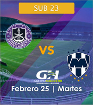 Mazatlán vs Monterrey Sub 23