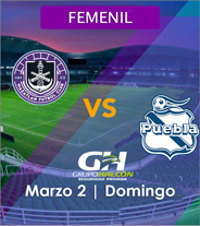 Mazatlán vs Puebla Femenil